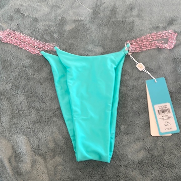 NWT Beach Bunny Tiffany Tango bottom - Picture 1 of 4